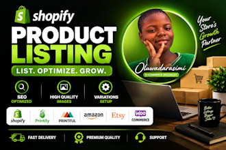 upload products on shopify printify printful amazon