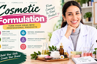 formulate your skincare haircare and personal care products