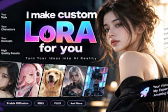 train a custom lora for consistent ai characters and images