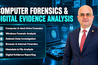 do computer forensic, metadata editing, timestamp analysis, document analysis