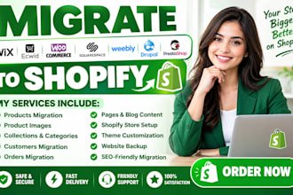 migrate wix ecwid woocommerce squrespace weebly drupal prestashop to shopify