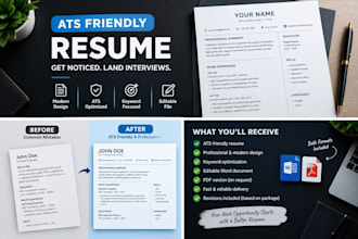 create an ats friendly professional resume