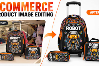 design professional ecommerce product images and packshots