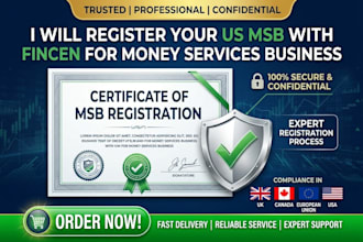 register your US msb with fincen for money services business