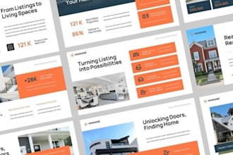 design real estate presentation, property pitch deck, investment deck