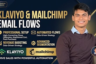 setup klaviyo ecommerce email marketing flows and automation
