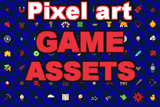 create pixel art assets for your game projects