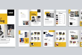 design product catalog, product brochure, company catalog and lookbook