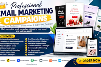 christmas email campaign cyber monday halloween abandoned cart b2b email audit