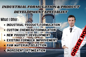 develop and optimize industrial chemical formulations and products