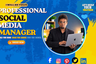 manage social media, create content and setup your pages