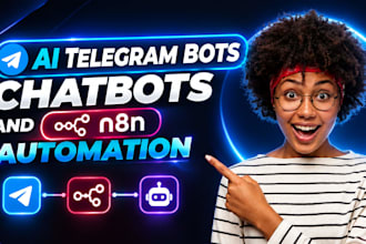 build ai telegram bots chatbots and n8n automation