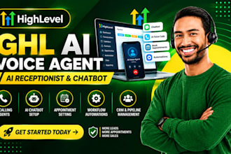 ghl ai voice agent ai receptionist and ghl chatbot ghl automation