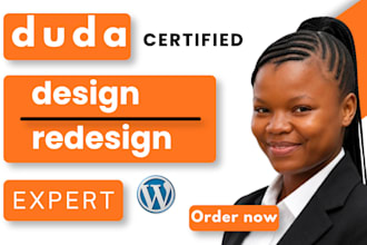 design responsive duda website