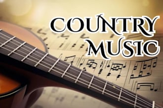 male pop singer male country singer songwriter and country vocalist custom songs