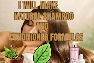 formulate natural shampoo and conditioner formulas