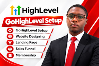 gohighlevel website design gohighlevel landing page go highlevel sales funnel fg