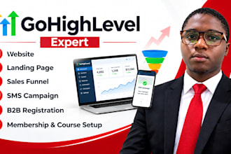 gohighlevel website design gohighlevel landing page go highlevel sales funnel fg