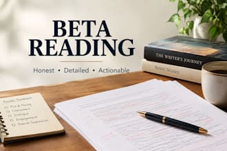 beta read your novel and give honest actionable reader feedback