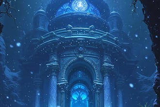 create a stunning magic fantasy book cover