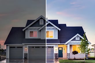 do real estate photo editing hdr, flambient