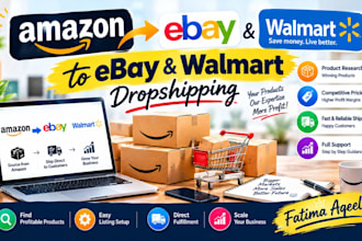 do amazon to ebay and walmart dropshipping hot listings