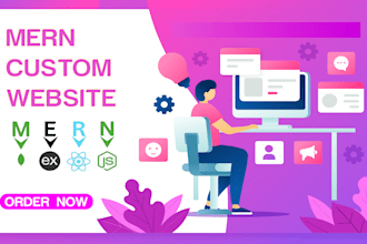 develop a custom mern website
