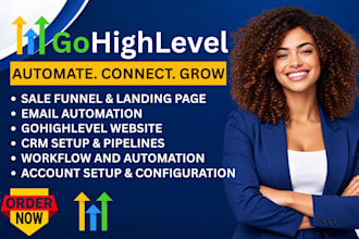 do gohighlevel setup gohighlevel landing page ghl salesfunnel for crm automation