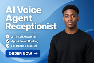 build an ai voice agent receptionist for dental and medical practices