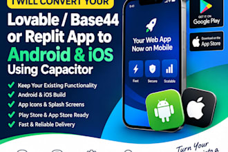 publish your lovable or base44 app to google play store and app store