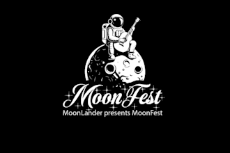 design unique moon festival logo