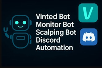 build discord vinted bot, vinted label bot, vinted scalping bot, monitor bot