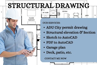 fix permit plan corrections, revise drawings and address city comments