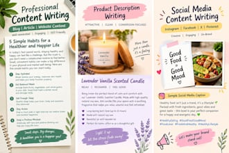 write engaging content and product descriptions