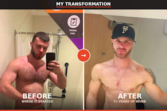 create a diet plan and workout plan to make you build muscle and lose fat