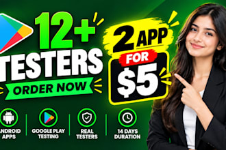 12 android testers for 14 days google play testing