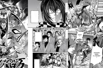 draw manga art illustration comic art manhwa cover page webtoon artist