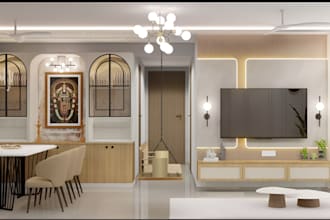 design 3d apartment design 3d interior decoration livingroom swimming pool