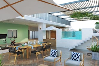 do 3d apartment design 3d interior decoration livingroom swimming pool