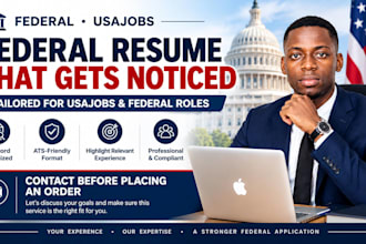 write a federal resume for usajobs and government jobs