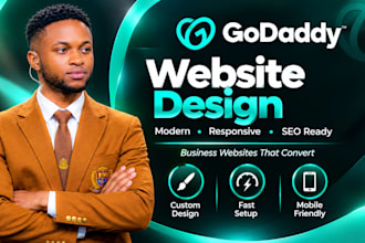 godaddy website design redesign godaddy website develop godaddy website