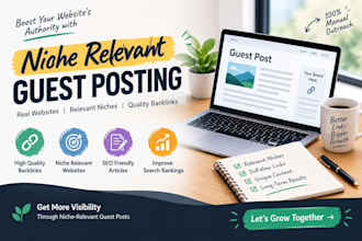 provide SEO guest posting services
