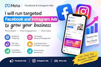 run targeted facebook and instagram ads to grow your business