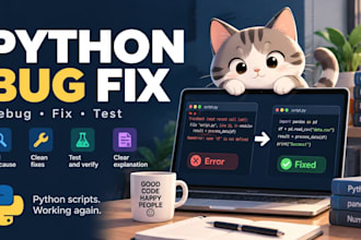debug and fix your python script