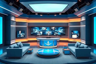 do 3d tv studio design