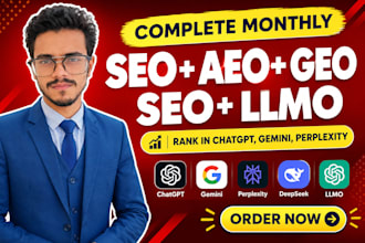 do geo seo aeo to build ai visibility score to rank website in chatgpt gemini
