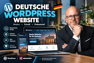 build german wordpress website, deutsch business web design