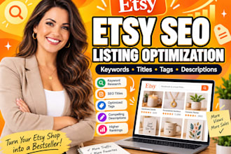optimize your etsy listings with SEO keywords and tags