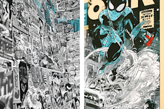 create comic book pages in any art style