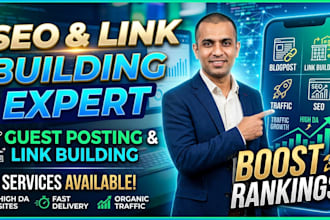 do guest posting, blogger outreach and link building